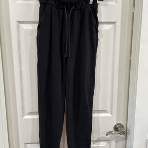 Lululemon Stretch High-Rise Pant 7/8 Length Women's 6 Black Pull On